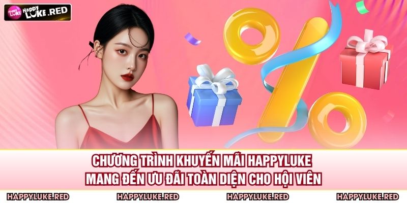 Khuyến Mãi HAPPYLUKE - Cơ Hội Vàng Dành Cho Người Chơi 2 Chương trình khuyến mãi HAPPYLUKE mang đến ưu đãi toàn diện cho hội viên