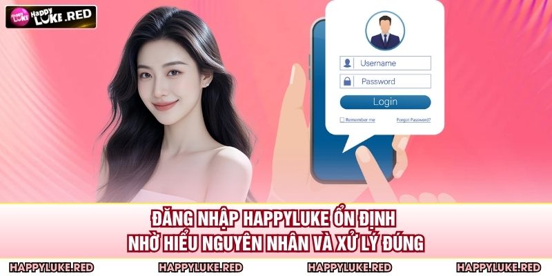 Đăng nhập HAPPYLUKE ổn định nhờ hiểu nguyên nhân và xử lý đúng