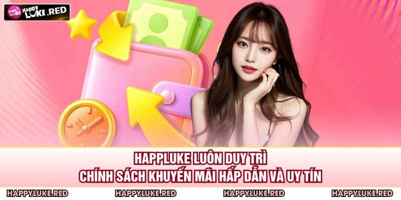 HAPPLUKE luôn duy trì chính sách khuyến mãi hấp dẫn và uy tín