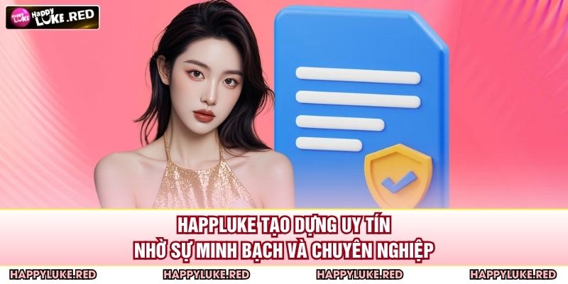 HAPPYLUKE tạo dựng uy tín nhờ sự minh bạch và chuyên nghiệp