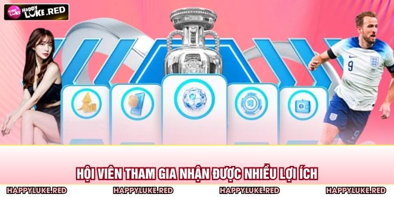 Hội viên tham gia nhận được nhiều lợi ích
