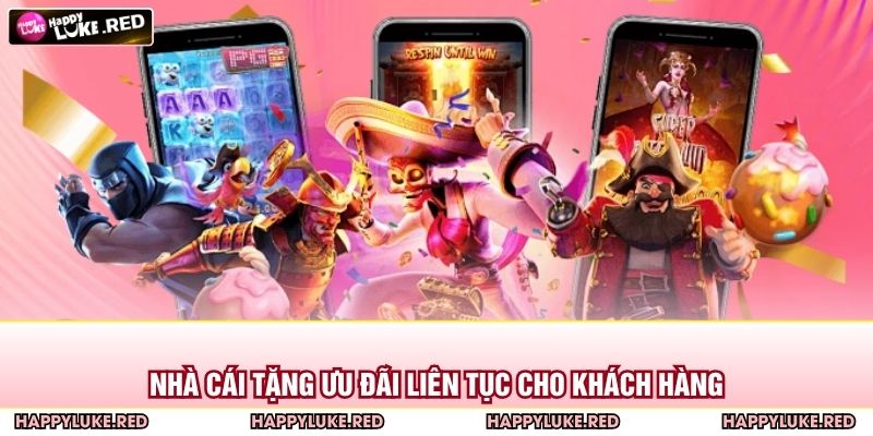 Nổ Hũ Club HAPPYLUKE – Quay Cực Đã, Trúng Siêu Khủng 4 Nhà cái tặng ưu đãi liên tục cho khách hàng