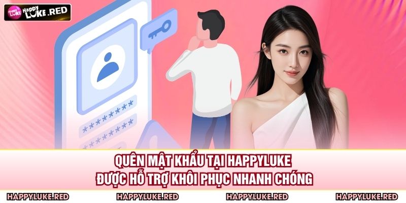 Quên mật khẩu tại HAPPYLUKE được hỗ trợ khôi phục nhanh chóng