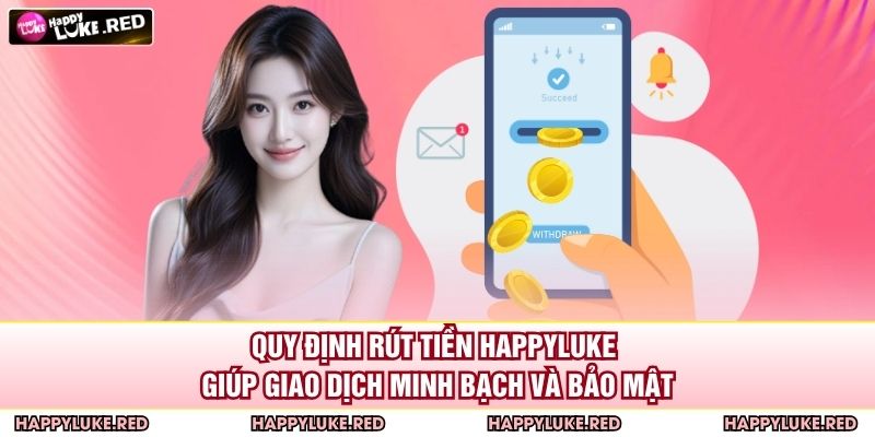Rút Tiền HAPPYLUKE - Hướng Dẫn Chi Tiết Giao Dịch Hiệu Quả 2 Quy định rút tiền HAPPYLUKE giúp giao dịch minh bạch và bảo mật