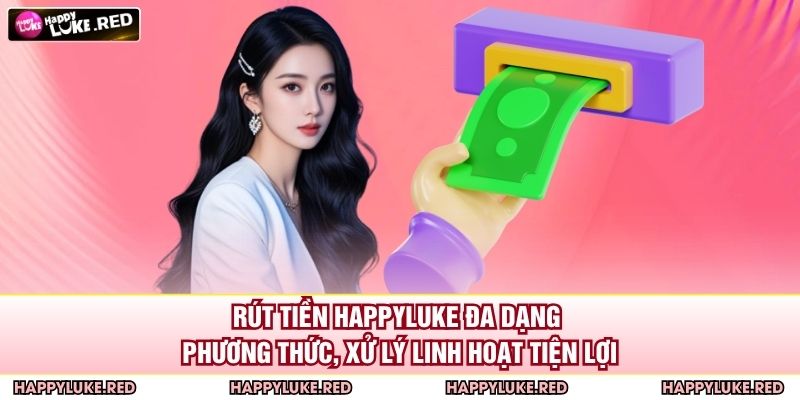 Rút Tiền HAPPYLUKE - Hướng Dẫn Chi Tiết Giao Dịch Hiệu Quả 3 Rút tiền HAPPYLUKE đa dạng phương thức, xử lý linh hoạt tiện lợi