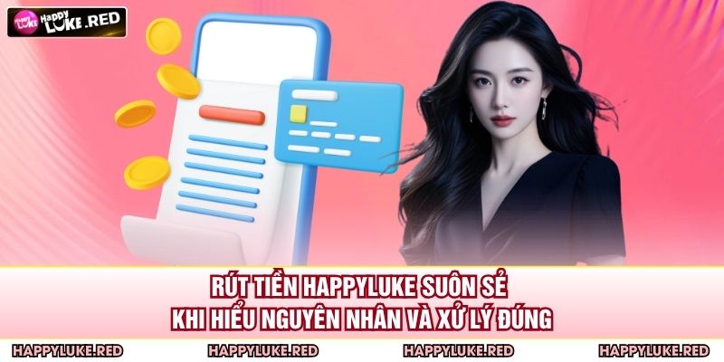 Rút Tiền HAPPYLUKE - Hướng Dẫn Chi Tiết Giao Dịch Hiệu Quả 4 Rút tiền HAPPYLUKE suôn sẻ khi hiểu nguyên nhân và xử lý đúng
