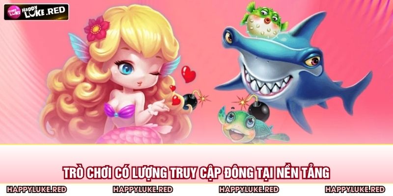 Bắn Cá Thần Rồng – Cuộc Săn Kho Báu Giữa Đại Dương Sôi Động 2 Trò chơi có lượng truy cập đông tại nền tảng